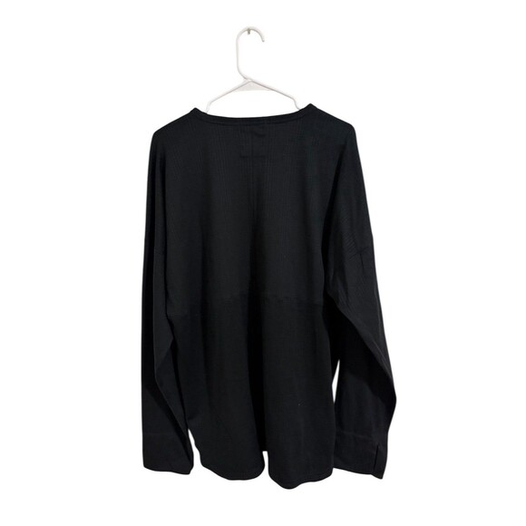 Nike Men’s Yoga Long Sleeve Top Black Dri Fit Thumbholes - Size XL - Picture 5 of 10